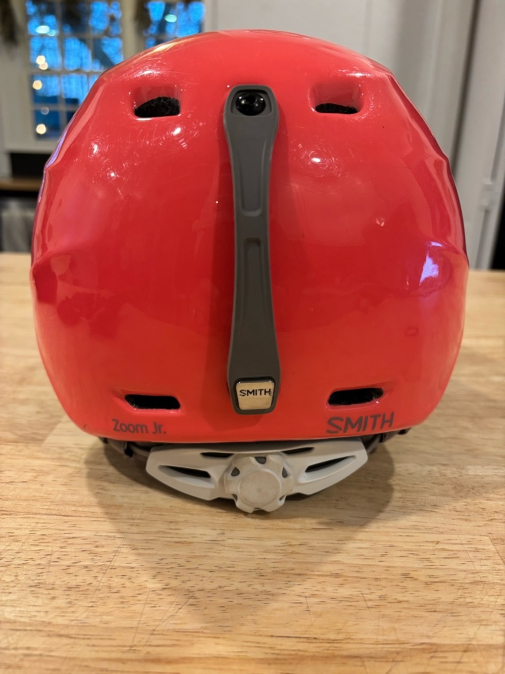 SMITH Zoom Jr. Youth Helmet in Red with Gray Accents